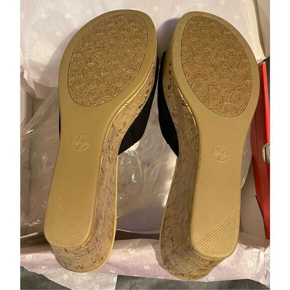 New Lindsay Phillips Devon Wedge Platform Sandals Sz 9 with 2 extra new intercha - Picture 4 of 7
